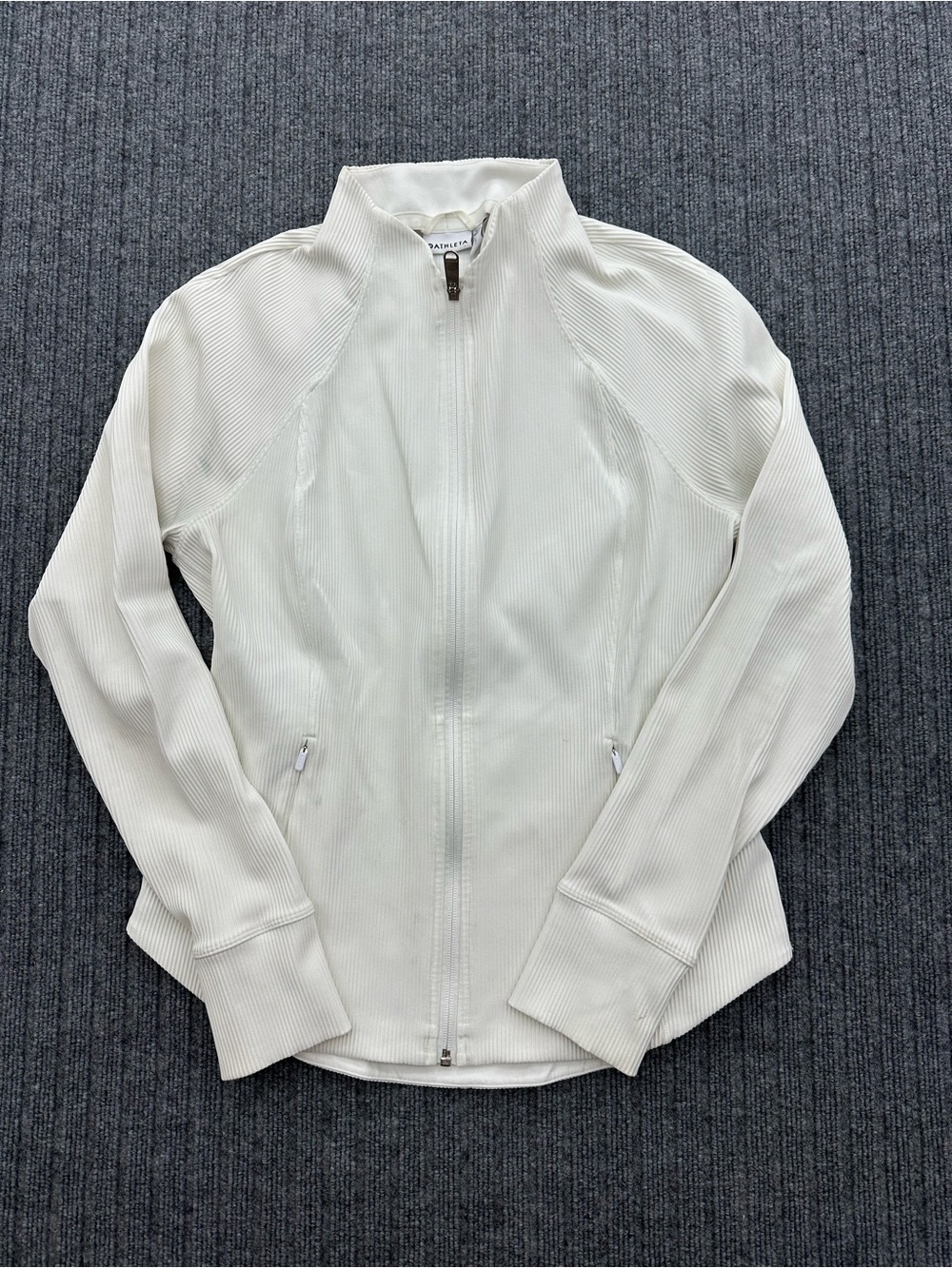Athleta Salutation Ribbed Jacket Large